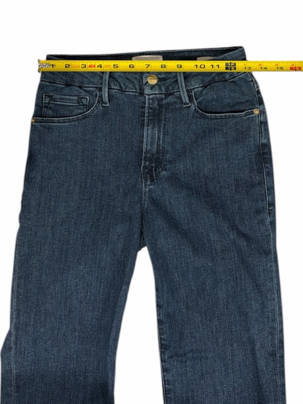 FRAME Le Crop Mini Boot Jeans | Kinley Wash | Cropped Bootcut | Size 27 - Picture 4 of 10
